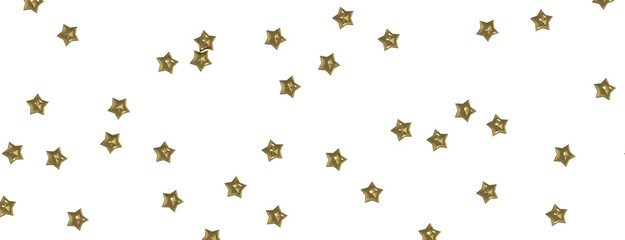XMAS Stars - Festive christmas card. Isolated illustration white background. -
