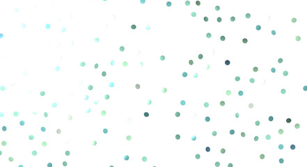  Colorful confetti on white background