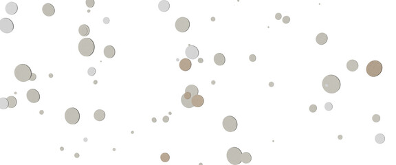 gold confetti background, isolated on transparent background
