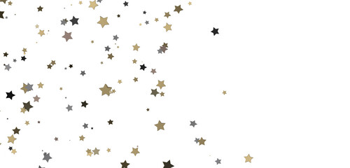 Radiant Showers: Immerse Yourself in a Spellbinding 3D Gold Stars Downpour