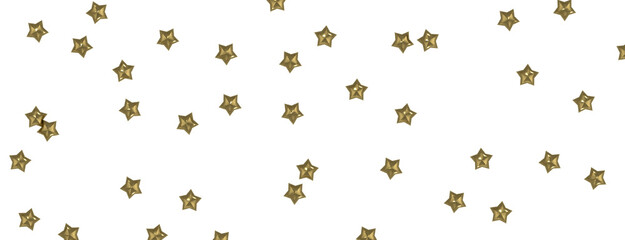 XMAS Stars - Glossy 3D Christmas star icon. Design element for holidays. -