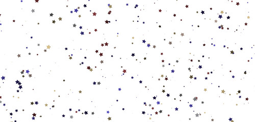 Radiant Showers: Immerse Yourself in a Spellbinding 3D Gold Stars Downpour