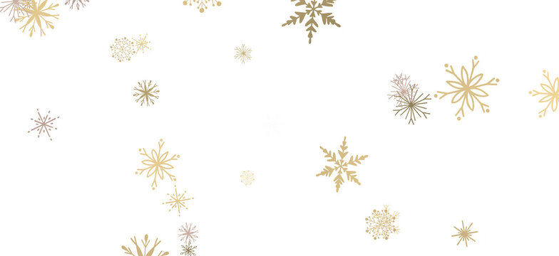 Magical Snow Cascade: Mind-Blowing 3D Illustration of Falling Christmas Snowflakes