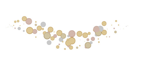 Enchanting Euphoria: Breathtaking 3D Illustration of Enchanting gold Confetti