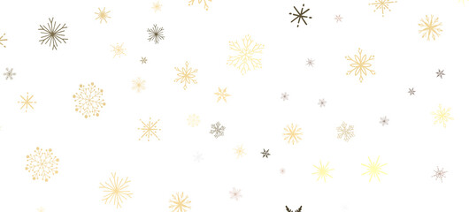 Magical Snow Cascade: Mind-Blowing 3D Illustration of Falling Christmas Snowflakes