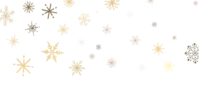 Magical Snow Cascade: Mind-Blowing 3D Illustration of Falling Christmas Snowflakes