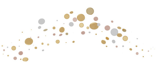 Glittering gold  confetti png. Glittering gold