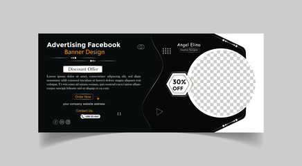 Vector Professional Facebook Cover Photo Design 