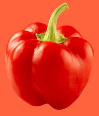 rote Paprika, Paprika, Gemüse, isoliert, rot, 