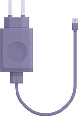 Power charger icon cartoon vector. Smartphone device. Cell power equipment
