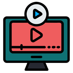 A YouTube Gaming logo vektor icon illustation