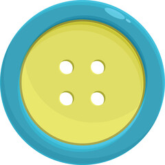 Style art button icon cartoon vector. Art hole. Round cute fashion