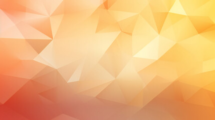 Obraz premium Golden light pale brown orange yellow peach beige abstract background. Geometric pattern shape. Line triangle polygon angle fold. Color gradient