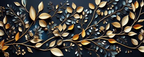 Floral abstract background