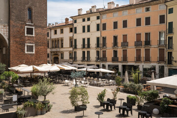 siesta in Italy, empty square