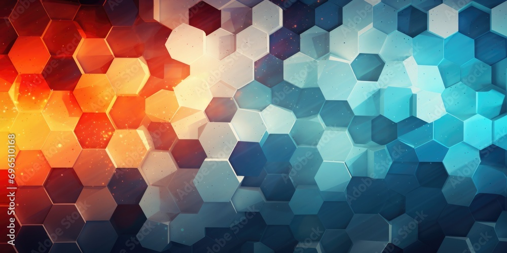 Poster A vibrant and eye-catching image featuring cubes in various colors. Perfect for adding a pop of color to any design project