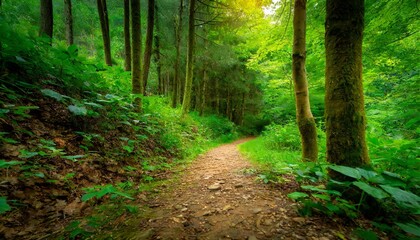 forest path in the wilderness
