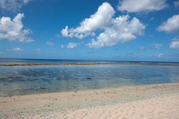 Fototapeta na wymiar Guam island view on a sunny summer day