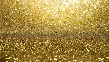 a shiny gold color glitter background ai generated