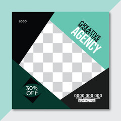 Marketing business web banner design template. Suitable for social media post,