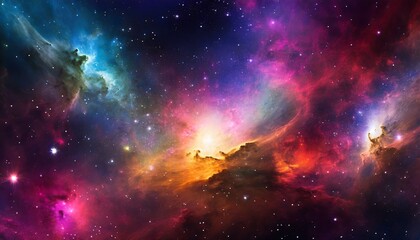 colorful space galaxy supernova nebula background
