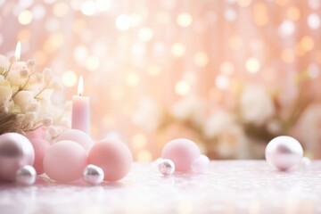 Creating A Dreamy, Festive Atmosphere With An Abstract Defocused Easter Table