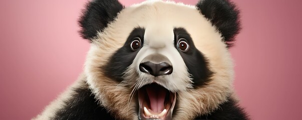 Angry Panda - obrazy, fototapety, plakaty