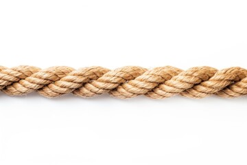 A detailed view of a rope resting on a white surface. Versatile image suitable for various purposes