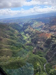 Waimea Canyon State Park Waimea Canyon Lookout Cloud Sky Plant community Mountain