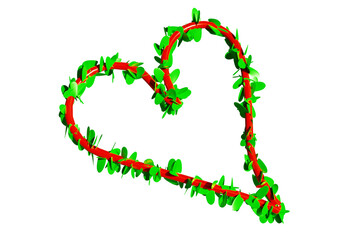 christmas tree made of beads