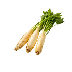  Natural and fresh carrot isolated on transparent background
