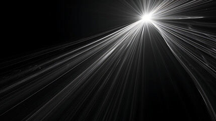 abstract light background Light ray on a black background.  - obrazy, fototapety, plakaty