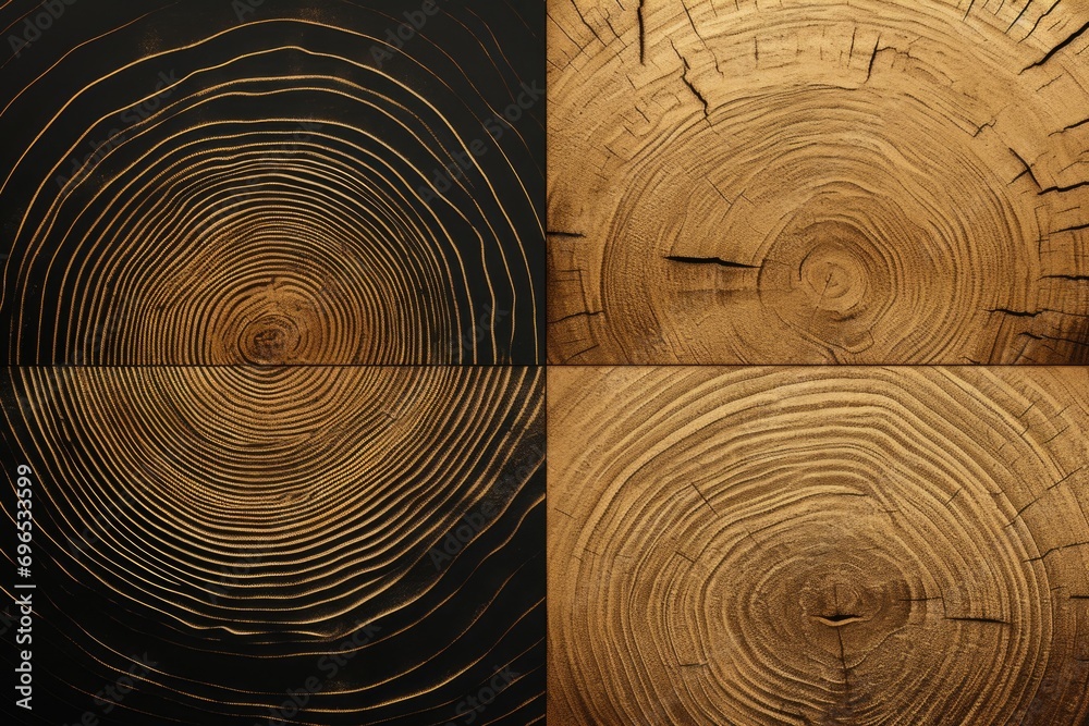 Poster a detailed close-up of a piece of wood. this image can be used to depict natural textures and patter