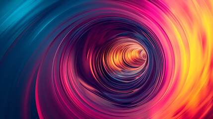 Obraz premium Abstract shape in center, plain and gradient background.