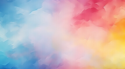 Colorful watercolor painting covered on drawing paper background, PPT background