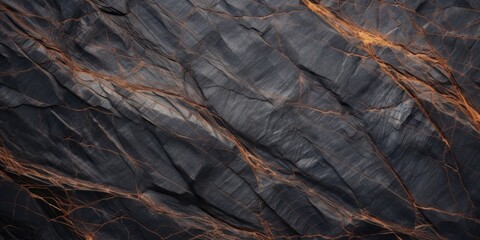 A detailed view of a rock against a black background. Perfect for use in design projects or as a background element