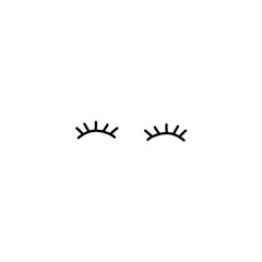 cute cartoon eyelashes