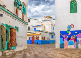 Colourful Kasbah Asilah Morocco