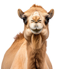 Obraz premium Camel isolated on white or transparent background
