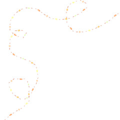 christmas garland, frame without background,