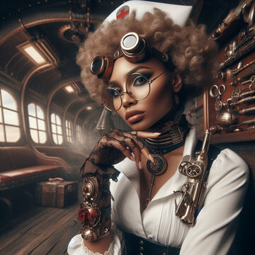 Various Steampunk Characters