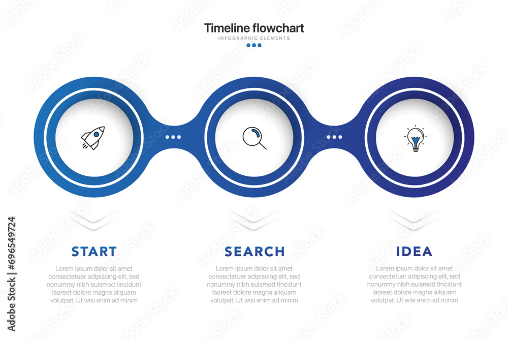 Poster timeline infographic design with 6 options or steps. infographics for business concept. can be used 