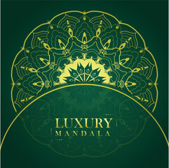 luxury mandala design template