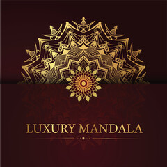 luxury mandala design template