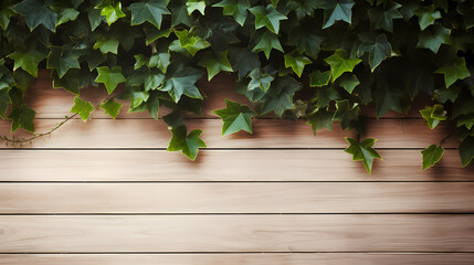 Ivy wooden background, beautiful flowers, winter flowers, copy space