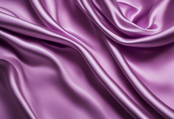 Lavender Silk Satin Fabric Texture. Shimmering, Smooth Elegant Background with Space for Text -...