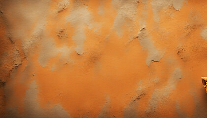 Orange, Yellow, and Brown Textured Cement Plaster for Fall Festivities and Halloween - Space for Copy