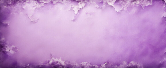 Vintage Purple Plaster Texture Background. Ideal for Elegant Invitations and Stylish Web Banners. Wide, Panoramic Format.
