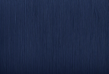 Deep Navy Corduroy Fabric Texture. Sophisticated Background for Creative Space. Natural Ribbed Cotton Material. Robust Textile Detail. Close-Up View. - obrazy, fototapety, plakaty