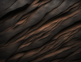 Obraz premium Shadowy stone backdrop. Deep charcoal textured surface. Moody earthy grunge backdrop. Intimate mountain view.